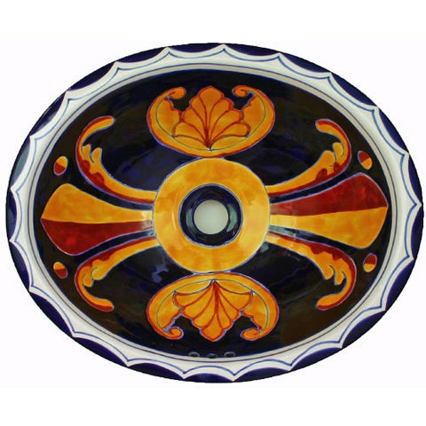 decorative Mexican ceramic sink