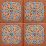 Terra cotta decorative tile