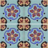 raised relief Mexican tile