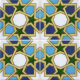 Raised relief decorative tile
