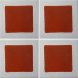 4 tile array red square geometric tile
