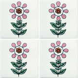 multi-tile array Mexican ceramic tile