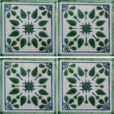 4-tile array Mexican tile