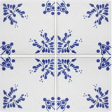 4-tile array Mexican tile