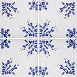 4-tile array Mexican tile