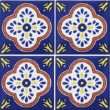 4 Tile Array Mexican ceramic tile