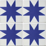 four tile array ceramic Mexican tile