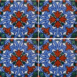 four tile array Mexican decorative tile - Energia