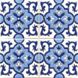 Raised relief Moorish tile