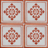 4 tile array Anita Con Marco Mexican tile