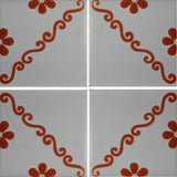 4 tile array Mexican decorative tile