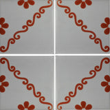4 tile array Mexican decorative tile
