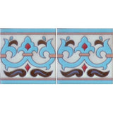 Mexican tile pool border tile